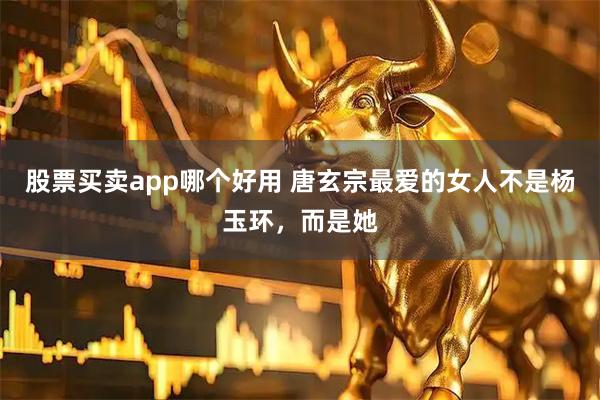 股票买卖app哪个好用 唐玄宗最爱的女人不是杨玉环，而是她